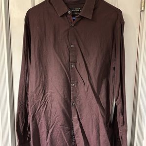 Celio Bordeaux Slim Fit Men’s Button down